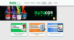 Desktop Screenshot of natucortintas.com.br